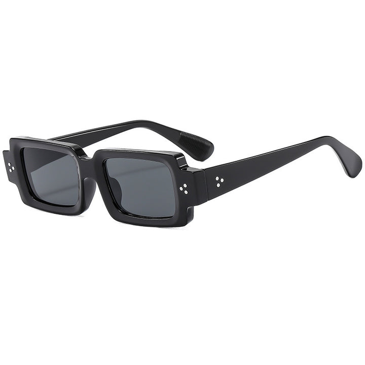 Fette rechteckige Rahmenbrille Karnz