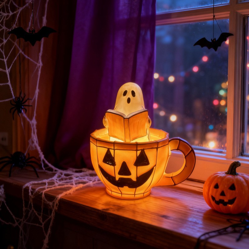 Dekorative Halloween Geist Leselampe Karnz