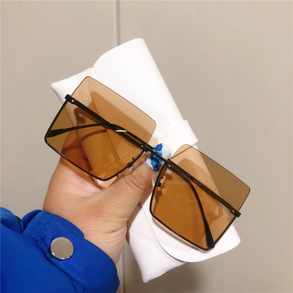Modische Übergroße Quadratische Sonnenbrille Karnz