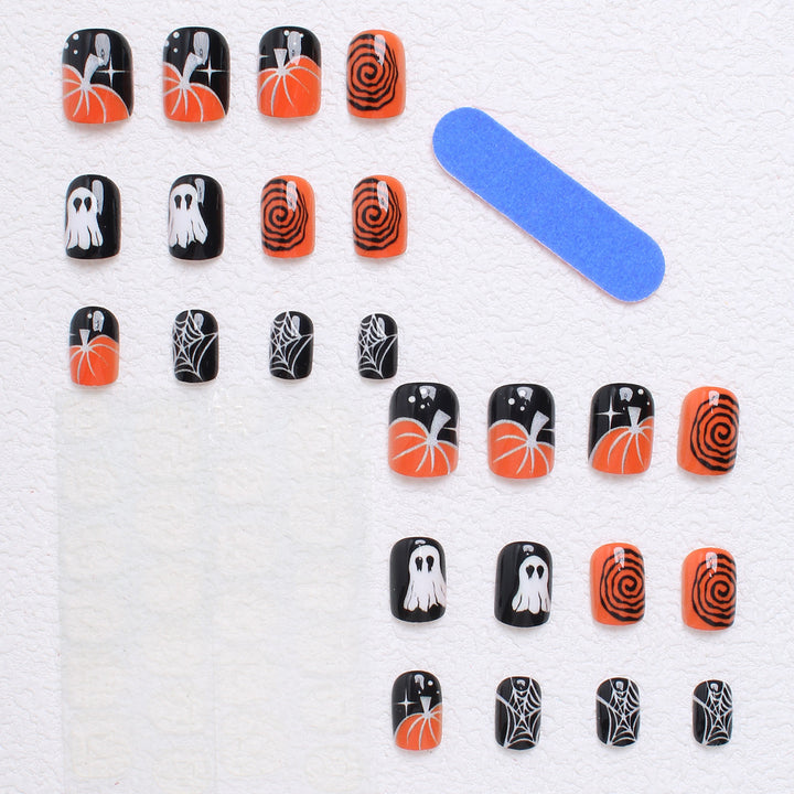 Kunstnagelset mit kreativen Halloween-Motiven Karnz
