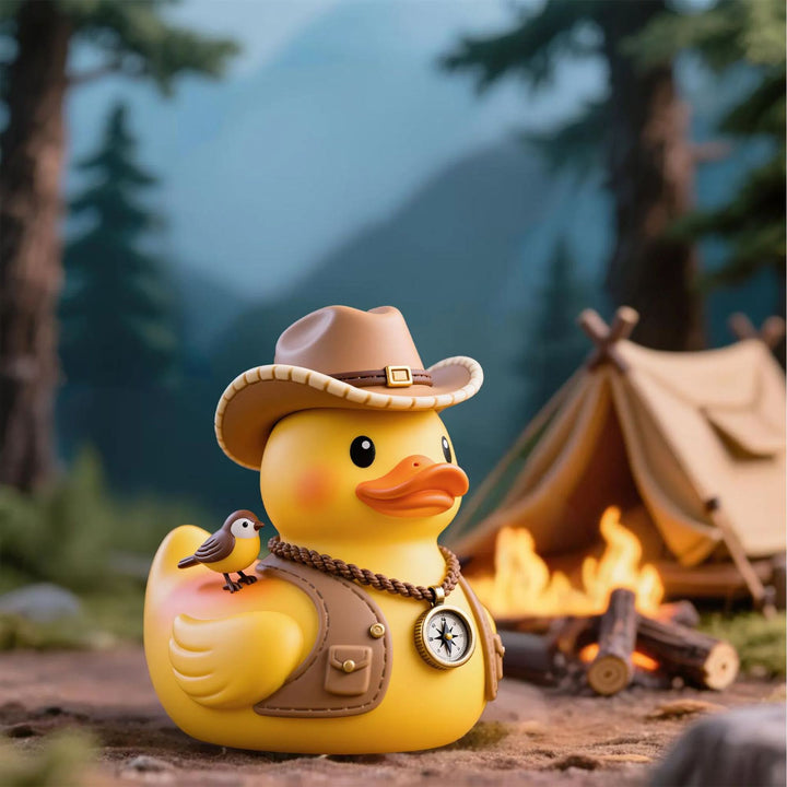 Lustige Cowboy Gummiente Karnz
