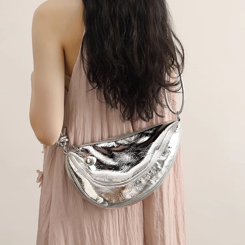Metallic Modische Schultertasche Karnz