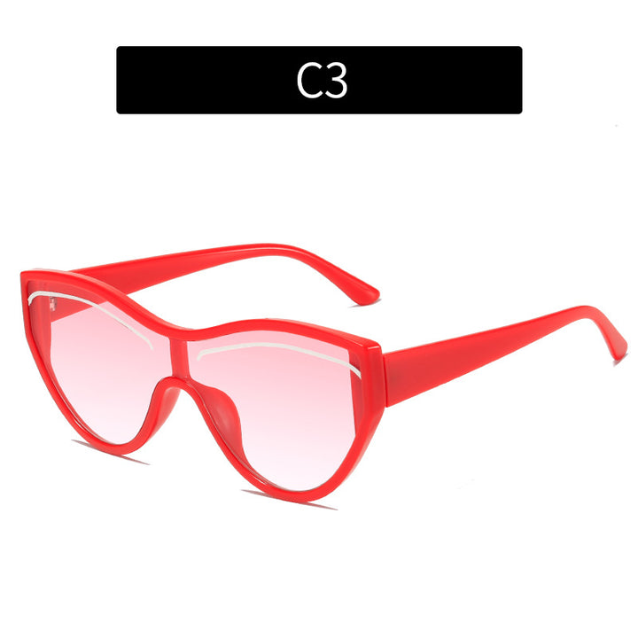 Futuristische geometrische Schild Sonnenbrille 1787664419