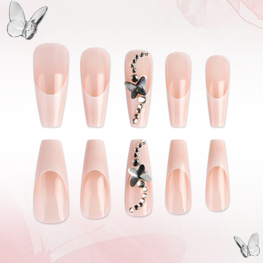 Elegantes Press-On-Nagelset Karnz