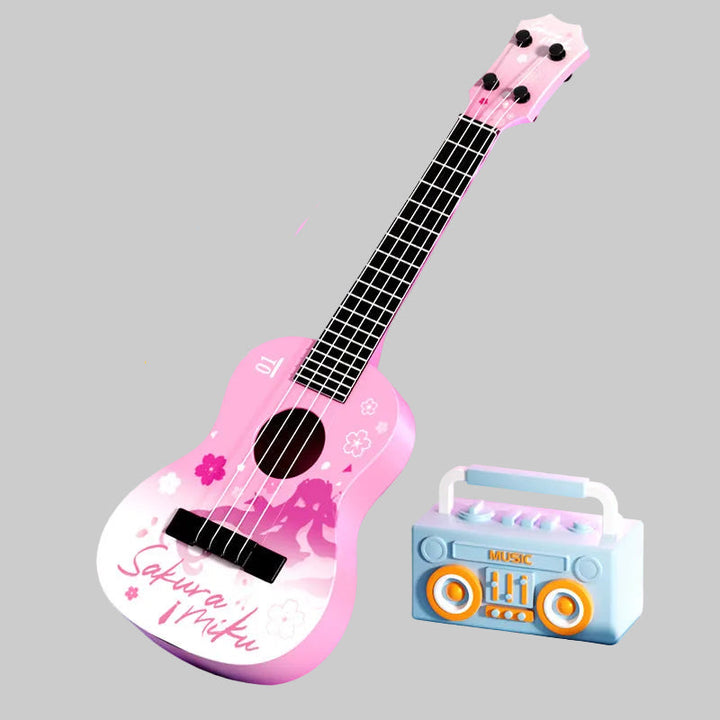 Dekorative Ukulele Spielzeug Karnz