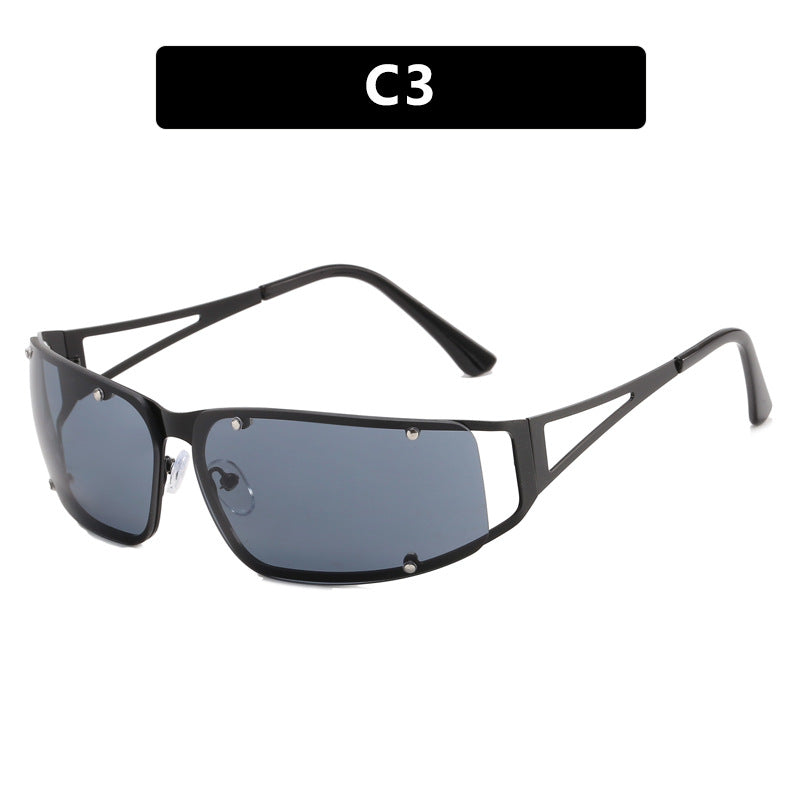 Damen sportliche Sonnenbrille mit trendigem Design und polarisierten Gläsern Karnz