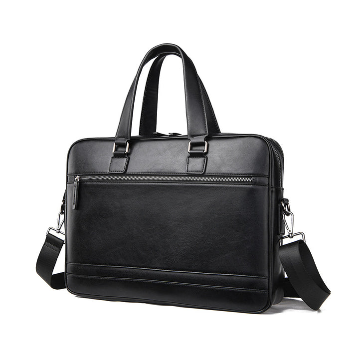 Professionelle Leder Laptop Aktentasche Karnz