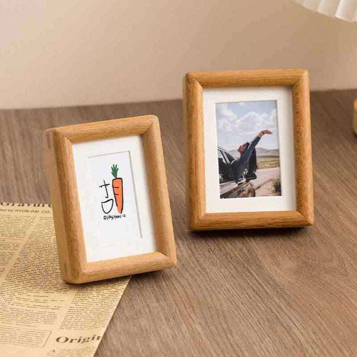 Premium Holzfoto-Rahmen für die Wohnkultur