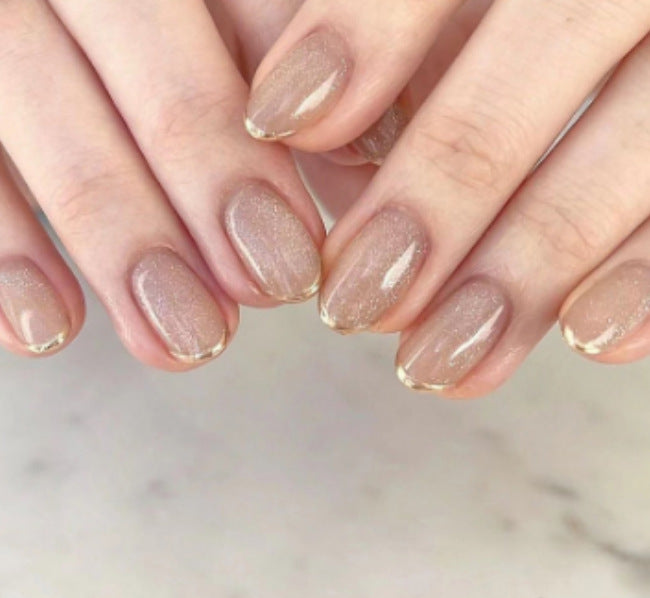 Elegante Blumen Schleife Nagelkunst Karnz