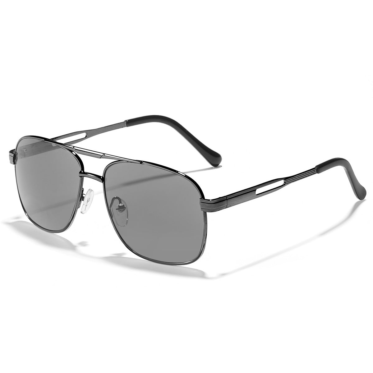 Damen elegante Oversized-Sonnenbrille mit farbverlaufenden Gläsern Karnz