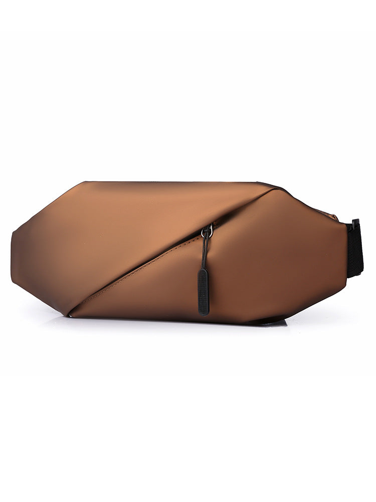 Moderne Strukturierte Leder Sling Bag Karnz