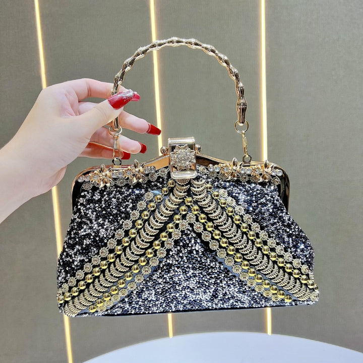 Glamouröse handgefertigte Abendtasche