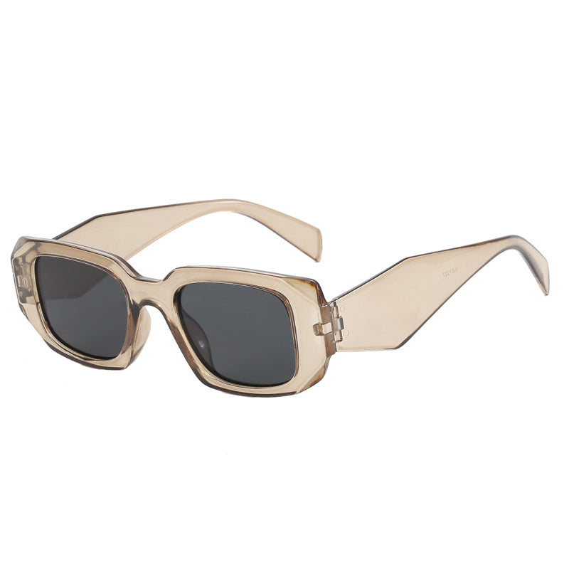 Damen modische oversized Sonnenbrille im angesagten Rechteck-Design Karnz