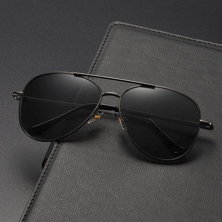 Herren Pilotensonnenbrille mit polarisierenden Gläsern Karnz
