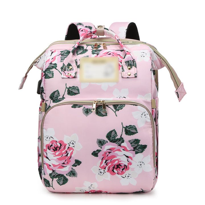 Blumenmuster Multi-Funktions-Rucksack Karnz