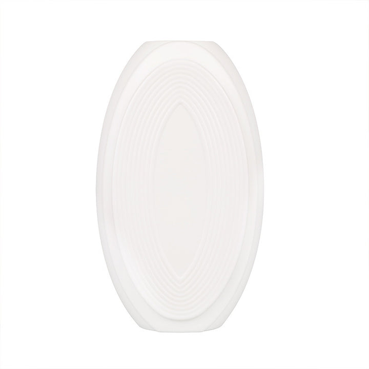 Texturierte ovale dekorative Vase Karnz