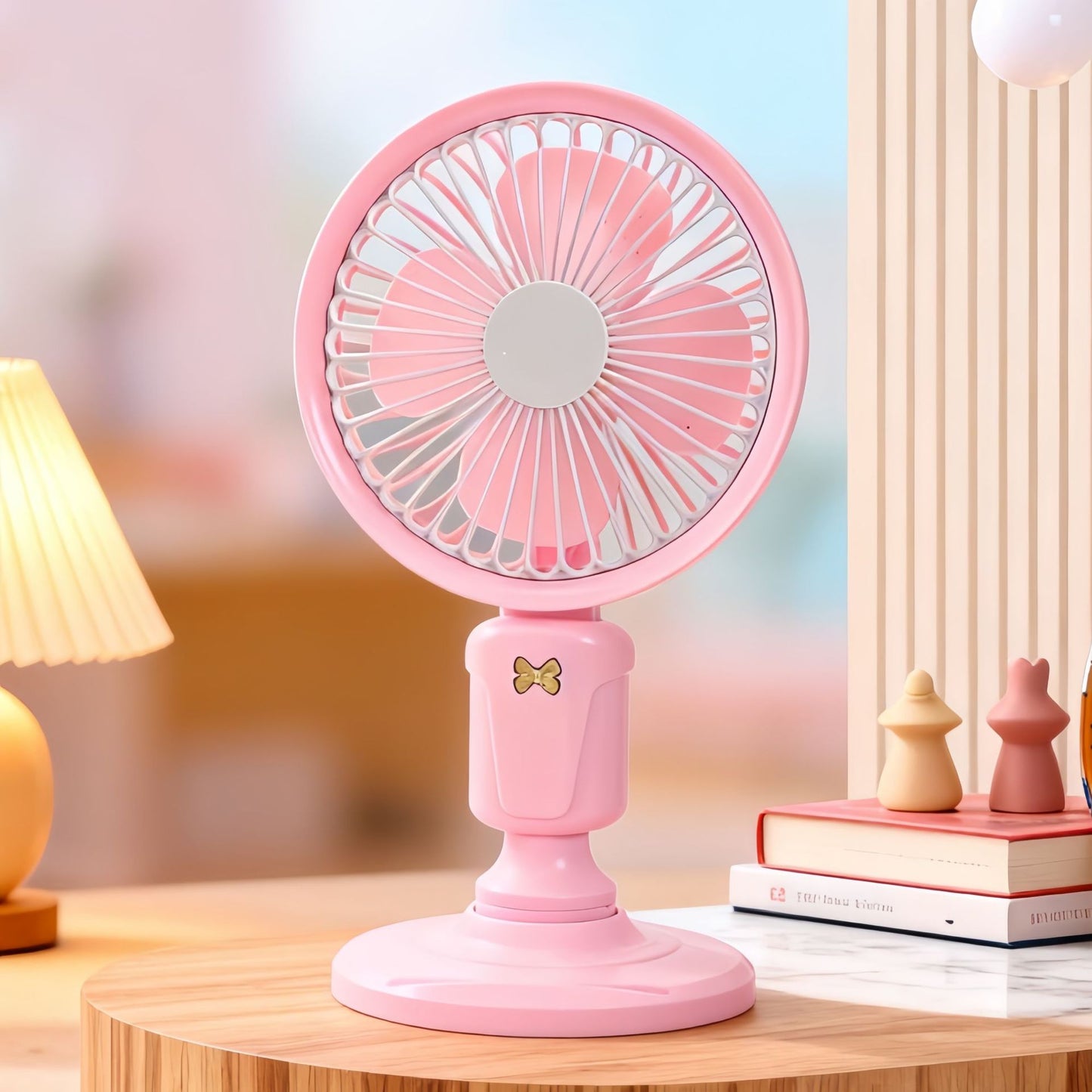 Damen Tragbarer Tischventilator im verspielten Design Karnz