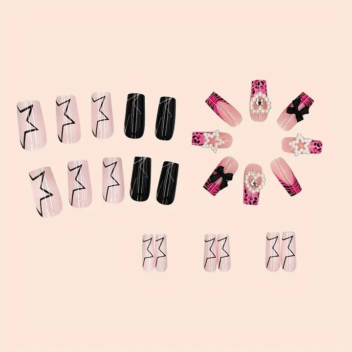Glamouröse Luxus Nagelkunstverlängerungen Karnz