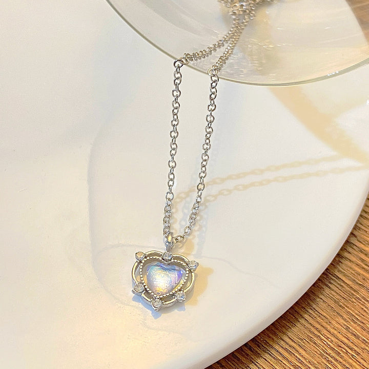 Herzförmige Schmuck-Halskette Karnz