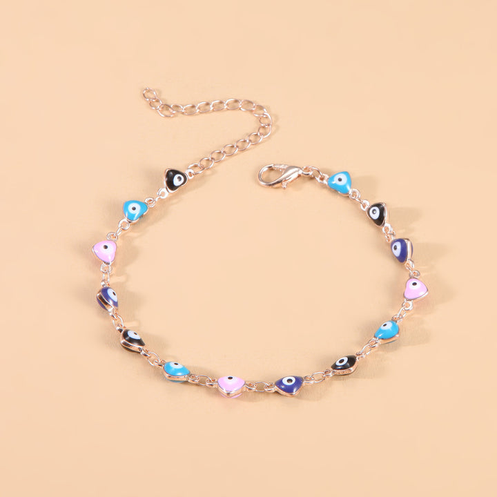 Bunte böse Augen Charm Fußkette Karnz