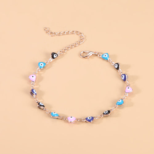 Bunte böse Augen Charm Fußkette Karnz
