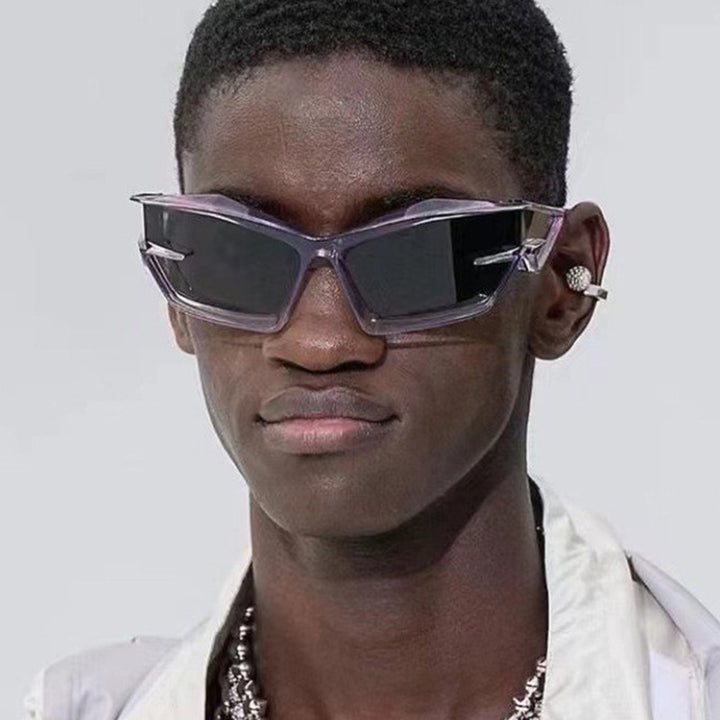 Damen sportliche Sonnenbrille im dynamischen Design Karnz