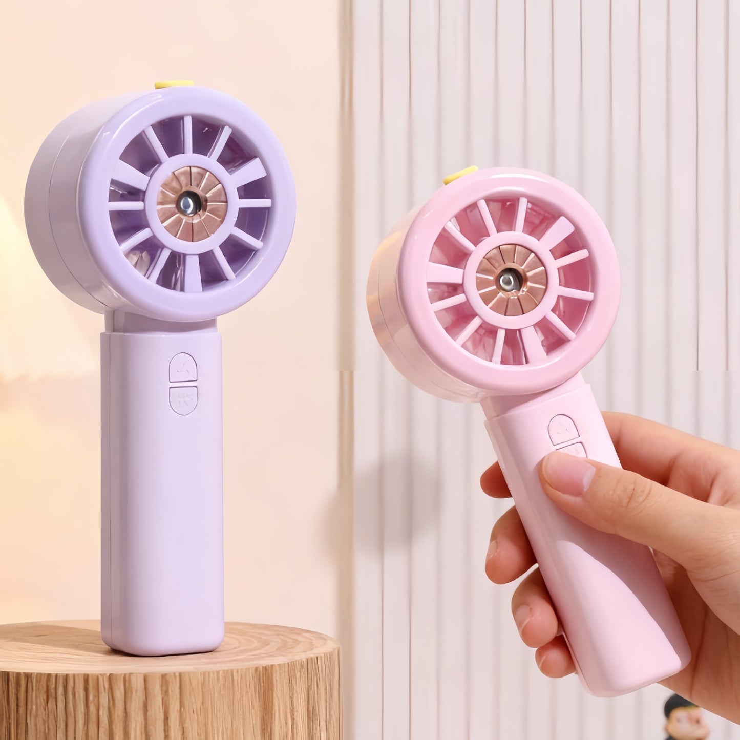 Unisex Handventilator mit Sprühfunktion Karnz