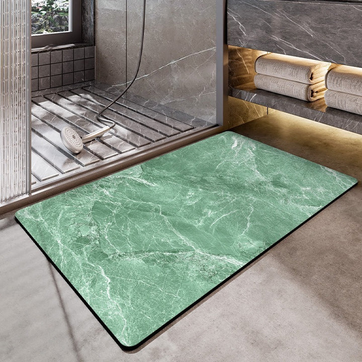 Luxurious Marble Design Bath Mat Karnz