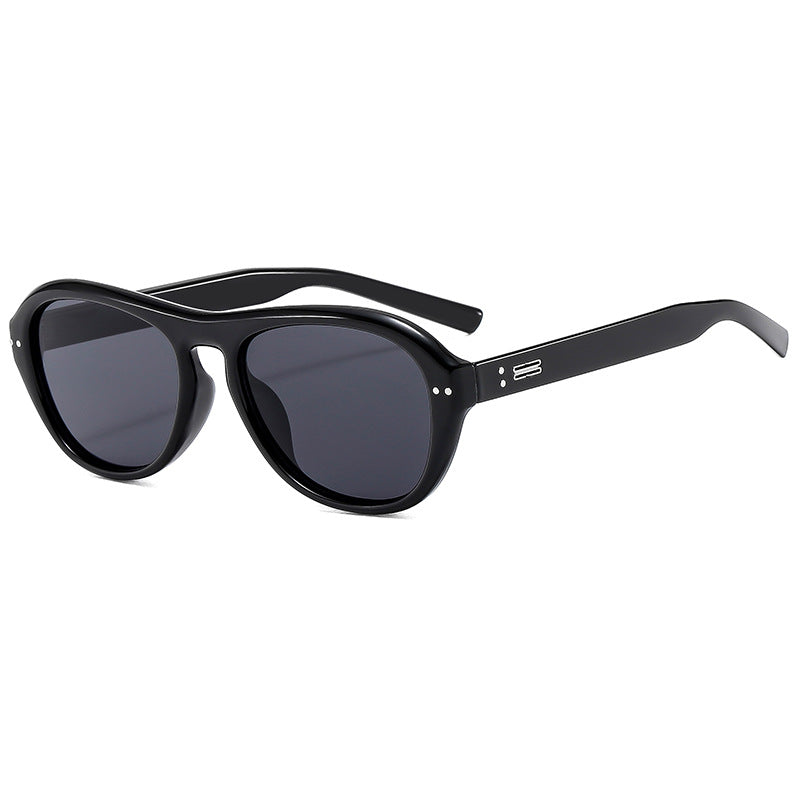 Damen modische Brille mit modischem gestreckt Rahmen und hochwertigem Kunststoff Karnz