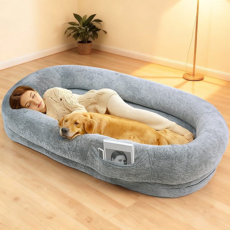Plüsch Unterstützendes Hundebett