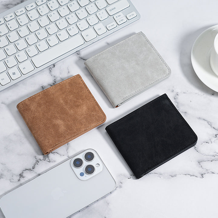 Slim Minimalistische Lederbörse