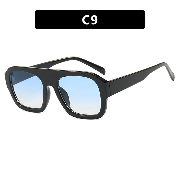 Damen modische Sonnenbrille im schützenden Oversized-Format Karnz