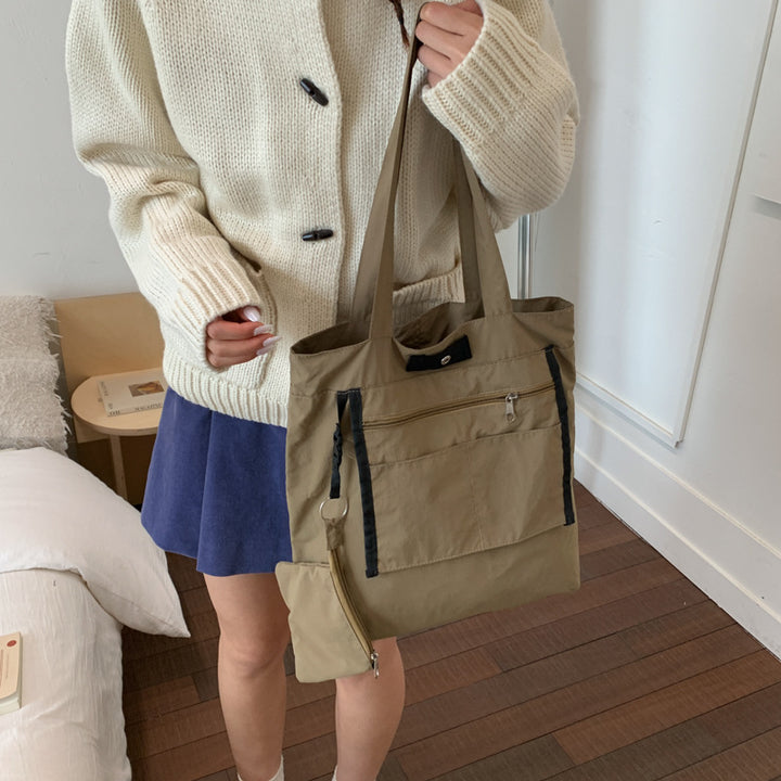 Multi-Taschen Freizeit Schultertasche