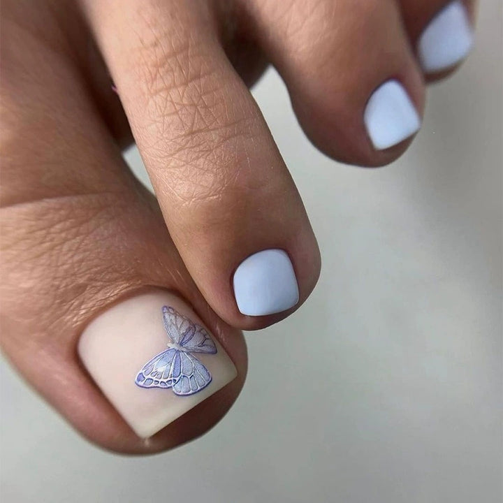 Kunstnagelset mit holographischem Effekt Karnz