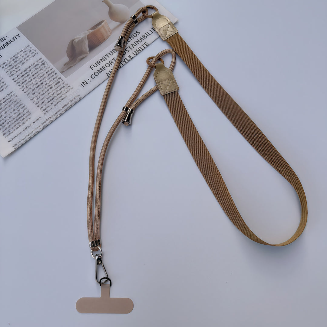 Multifunktionale verstellbare Halskette mit ID-Halter Karnz