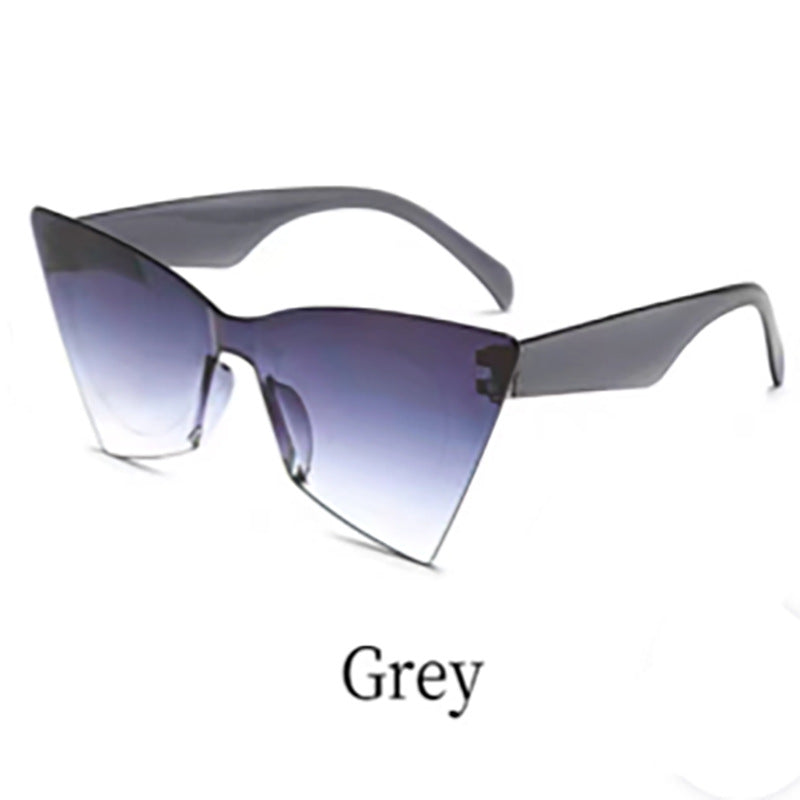 Damen Modische Transparente Sonnenbrille Karnz