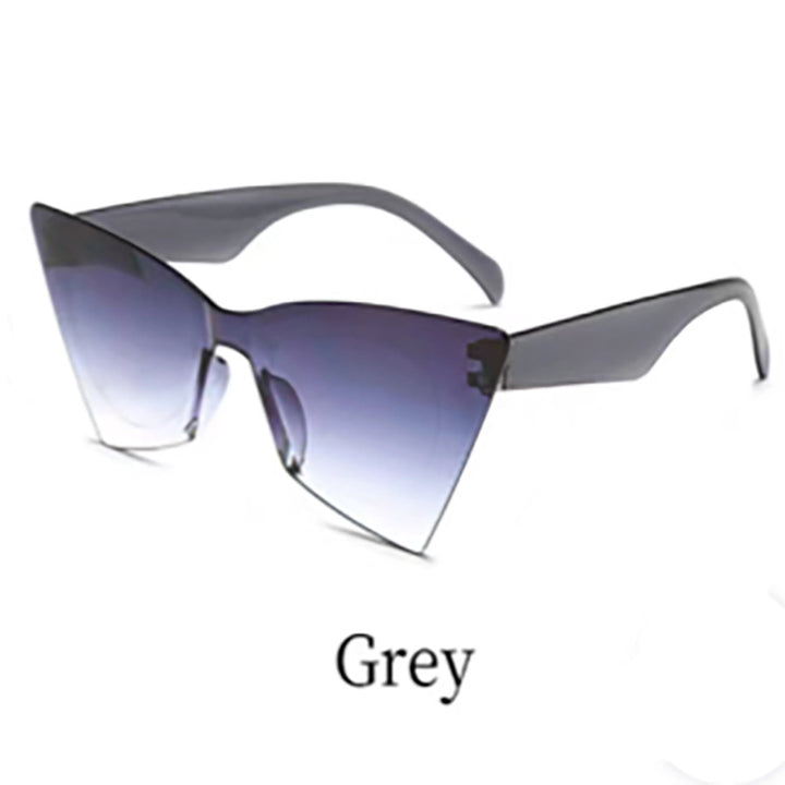 Damen Modische Transparente Sonnenbrille Karnz