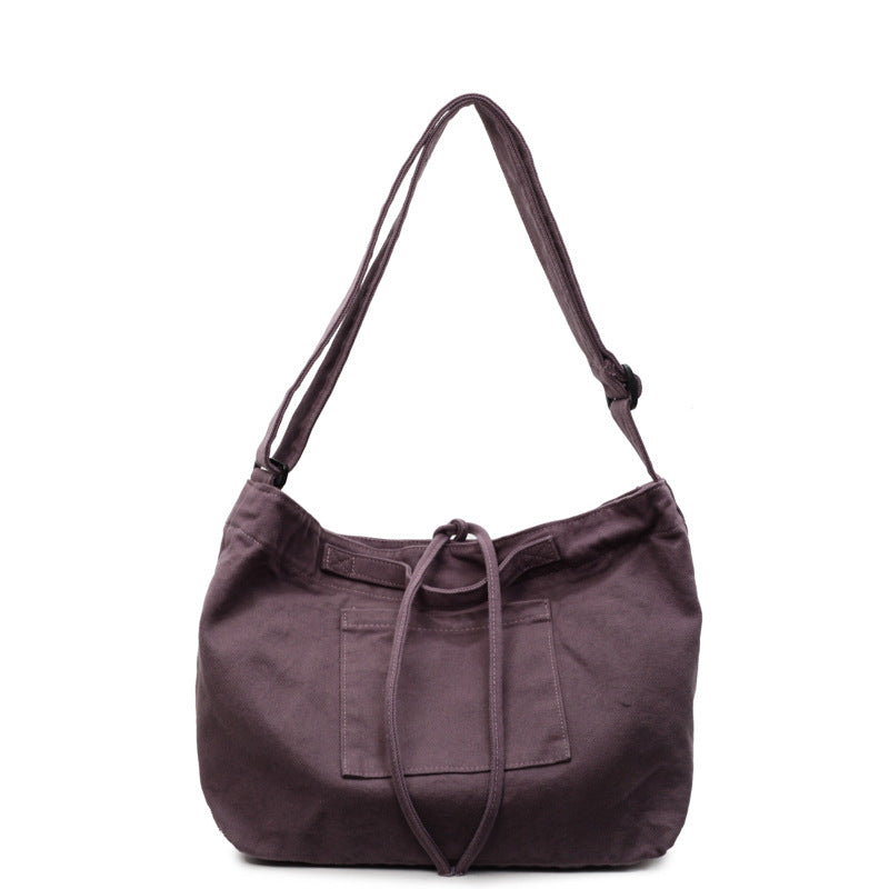 Lässige Zugband-Schultertasche Karnz