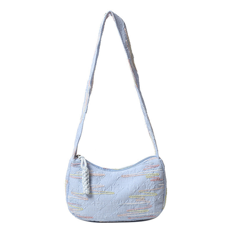 WoTextured Fabric Schultertasche Karnz
