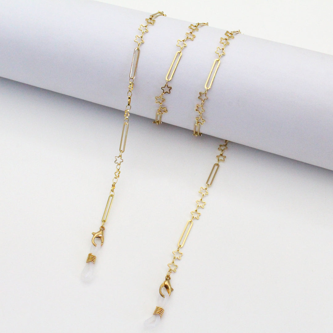 Chunky Bead Schmuck Brille Kette Karnz