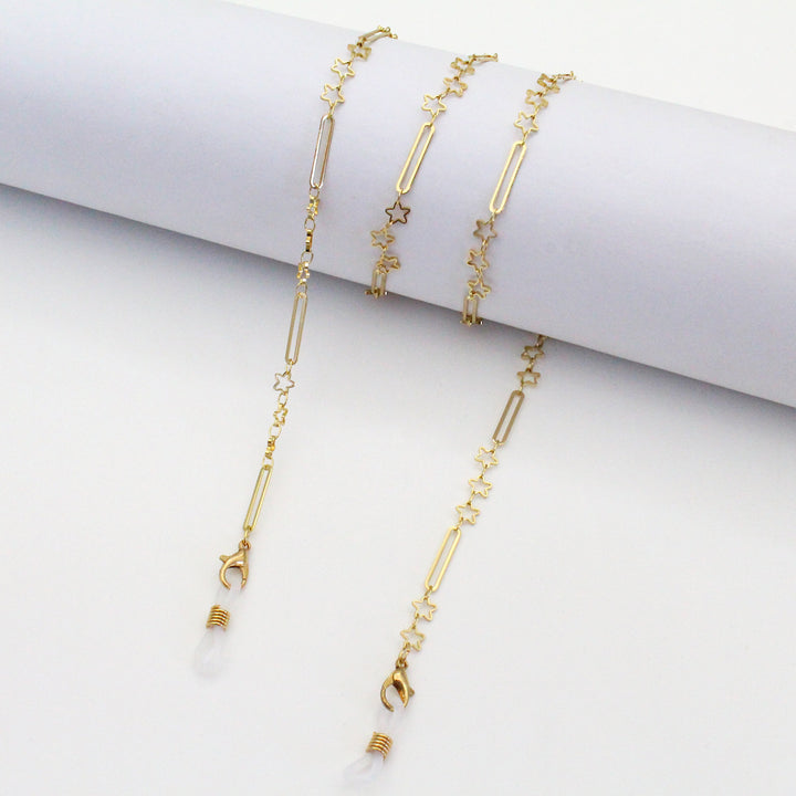 Chunky Bead Schmuck Brille Kette Karnz