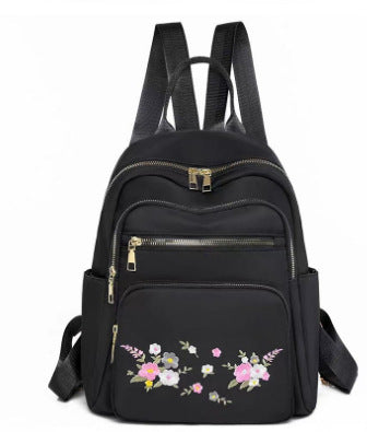 Frauen Floral Bestickter Rucksack Karnz