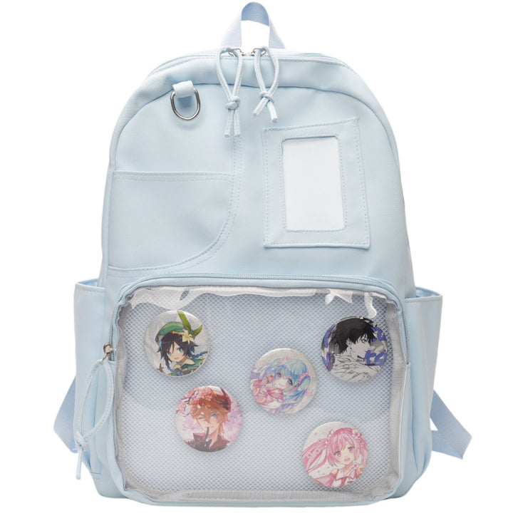 Anime-inspirierter Grafikdruck Rucksack
