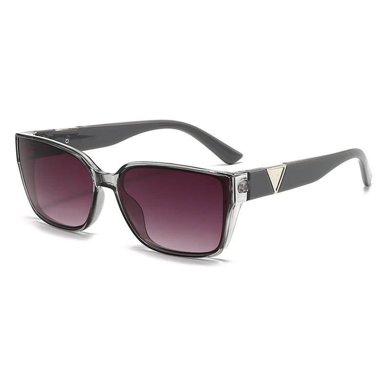 Damen Oversized quadratische Sonnenbrille mit eleganten Akzenten Karnz