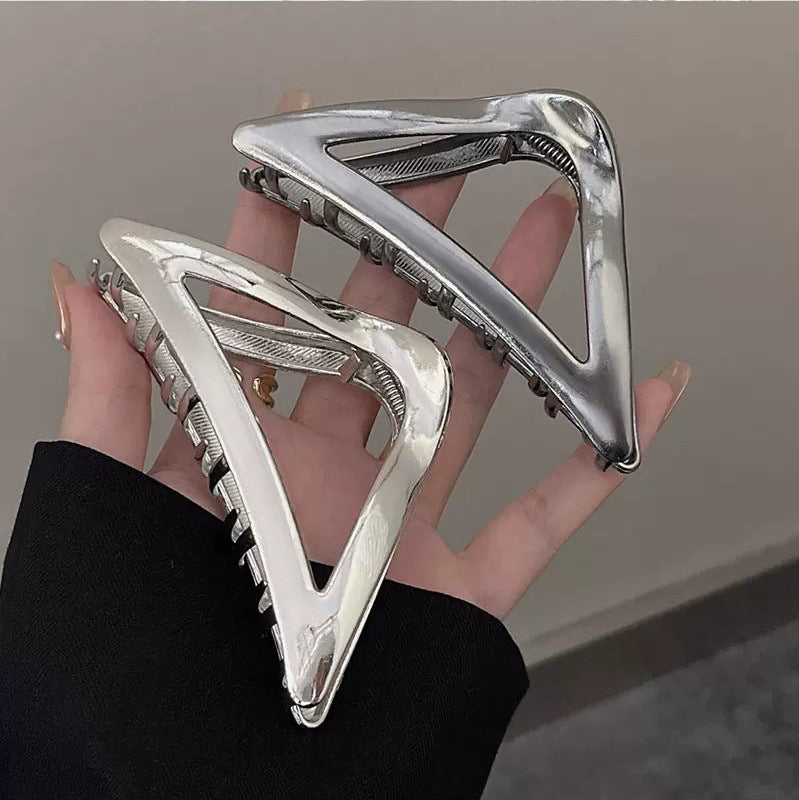 Geometrische Metall-Haarspange Karnz