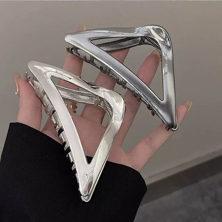 Geometrische Metall-Haarspange Karnz