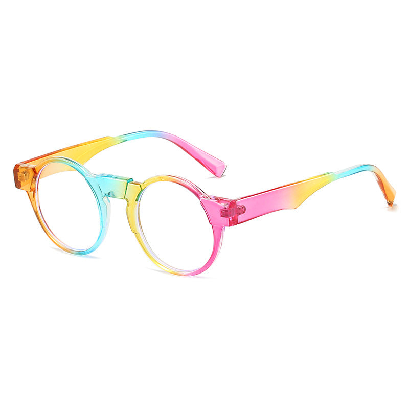 Damen modische Lesebrille mit innovativem runden Rahmendesign Karnz