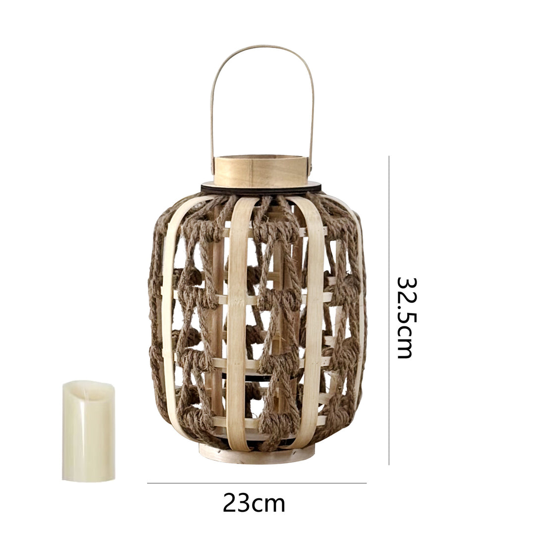 Dekorative Rattanlaterne Karnz