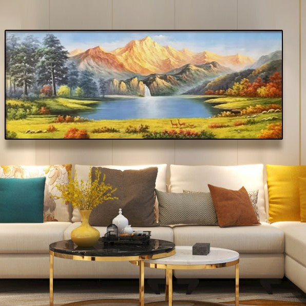 Szenische Berglandschaft Wandkunst
