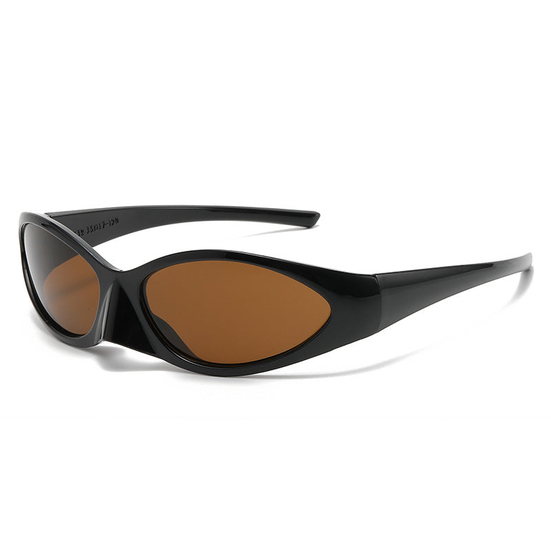 Damen Sportliche Sonnenbrille mit aerodynamic Design Karnz